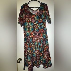 2x LuLaRoe Paisley Nicole Dress - GUC LLR